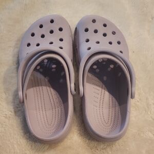 Kids Lavender Crocs Clogs J5